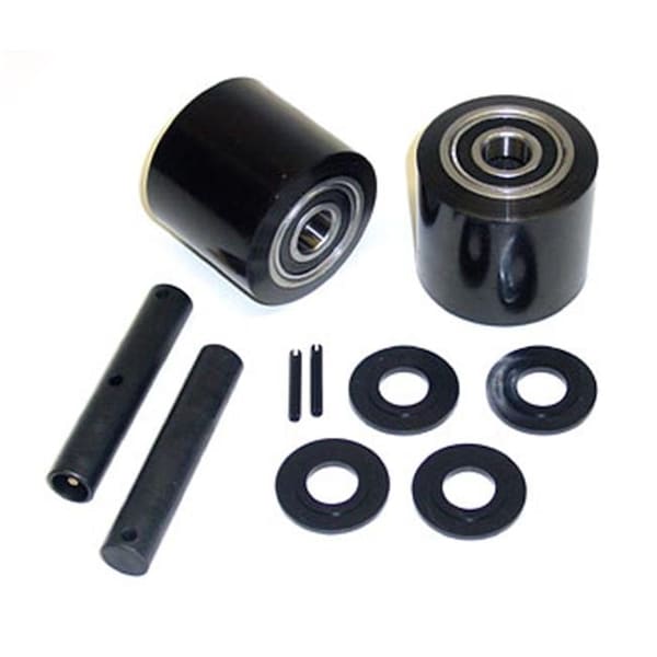 King King GWK-KJ-LW KJ 2002 Load Wheel Kit for Manual Pallet Jack - Black GWK-KJ-LW - main